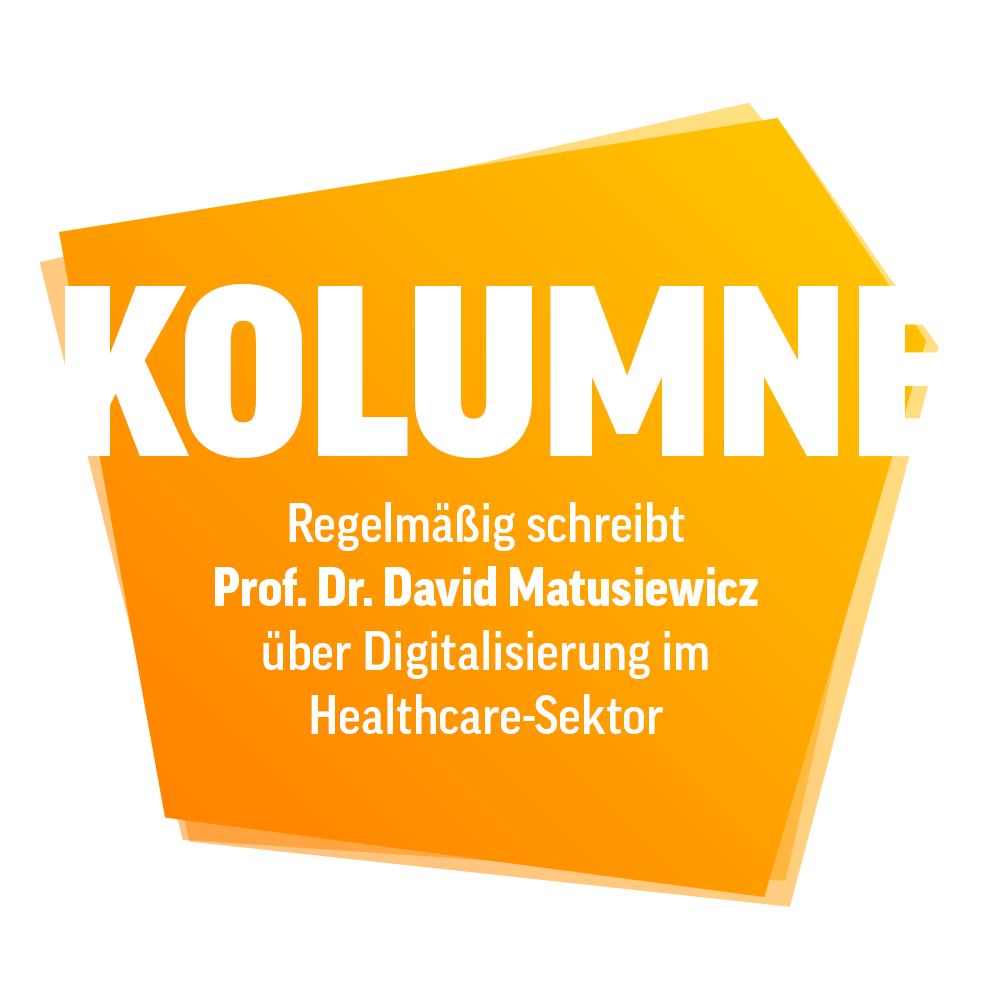 Philipp Moeller/JDB Media Illustration mit einem orangefarbenen Vieleck für die Kolumne von Prof. Dr. David Matusiewicz